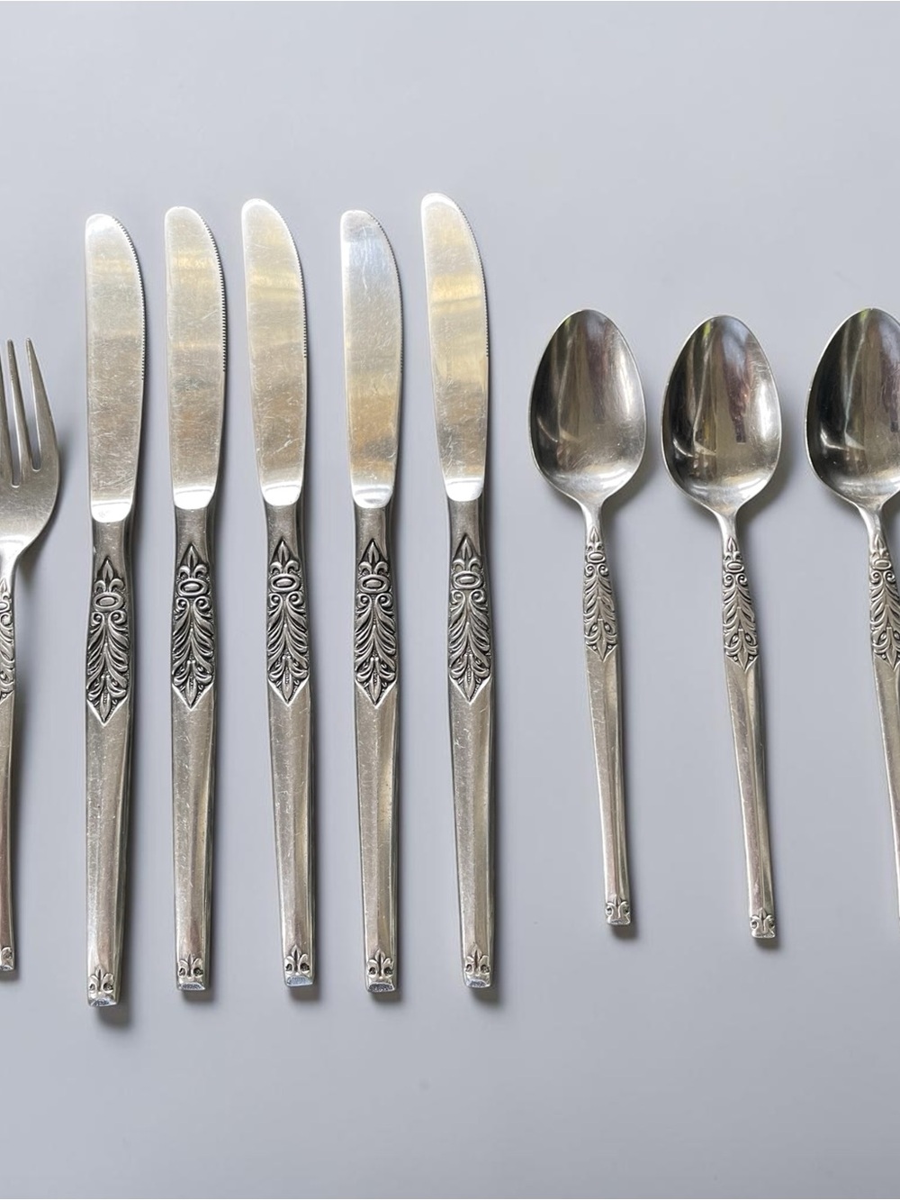 Rogers Co, stainless 
 flatware from the 1970s, exact pattern unknown